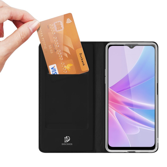 Dux Ducis Telefontok a Oppo A78 5G, Skinpro, fekete