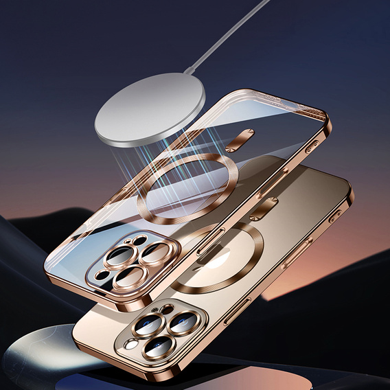 Tok iPhone 16 Pro Max-hoz, Electro MagSafe, desert titanium + üveg a képernyőhöz