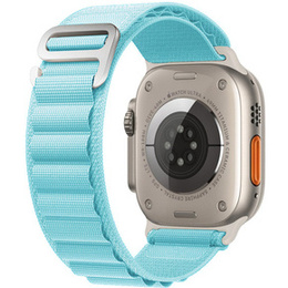 Nylon szíj Apple Watch 1/2/3/4/4/5/6/7/8/SE/ULTRA 42/44/45/45/49mm, kék