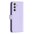 Pattintható tok a Samsung Galaxy A55 5G,BINFEN Wallet, lila