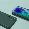 Telefontok a Samsung Galaxy M55 5G, Silicone Lite, sötétzöld