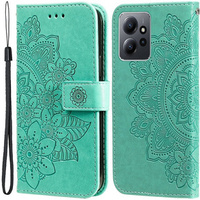 Pattintható tok a Xiaomi Redmi Note 12 4G, Mandala Flower, zöld