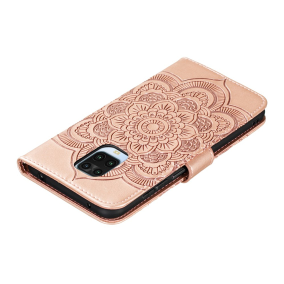 Pattintható tok a Xiaomi Redmi Note 9s/ 9 Pro, Mandala Flower, rózsaszín rose gold