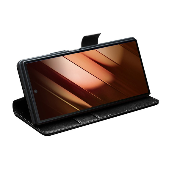 Bőr pénztárca tok állvány funkcióval Samsung Galaxy Z Fold7-hez