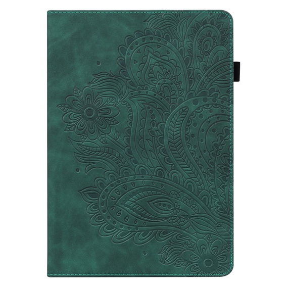 Pattintható tok Xiaomi Redmi Pad SE 11", flower, zöld