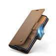 CASEME Litchi pénztárca flip tok Samsung Galaxy Z Fold7 5G számára