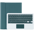 Tok + billentyűzet Lenovo Tab P11 J606F / Tab P11 5G, TouchPad Keyboard, sötétzöld