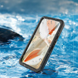 IP68 vízálló tok Google Pixel 9, Redpepper, fekete