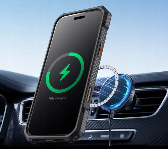 Páncélozott tok markolattal MagSafe Supcase UB Grip Pro iPhone 17 Pro Max készülékhez