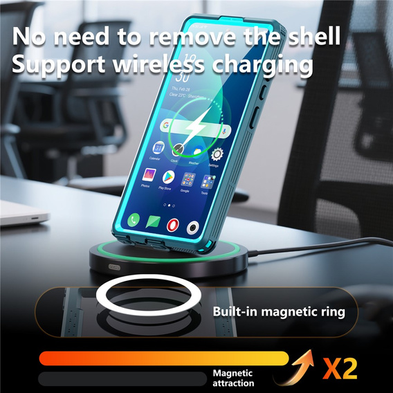 Redpepper MagSafe vízálló tok Samsung Galaxy S26 Ultra készülékhez, kék