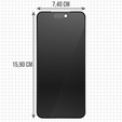 Adatvédelmi edzett üveg iPhone 17 Pro Max készülékhez