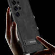 Telefontok a Samsung Galaxy S25 Ultra, GKK Leather, fekete