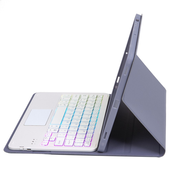 Tok + billentyűzet Samsung Galaxy Tab A9+, with touchpad, világoskék
