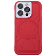 Tok iPhone 15 Pro, ERBORD Armor Mag, piros