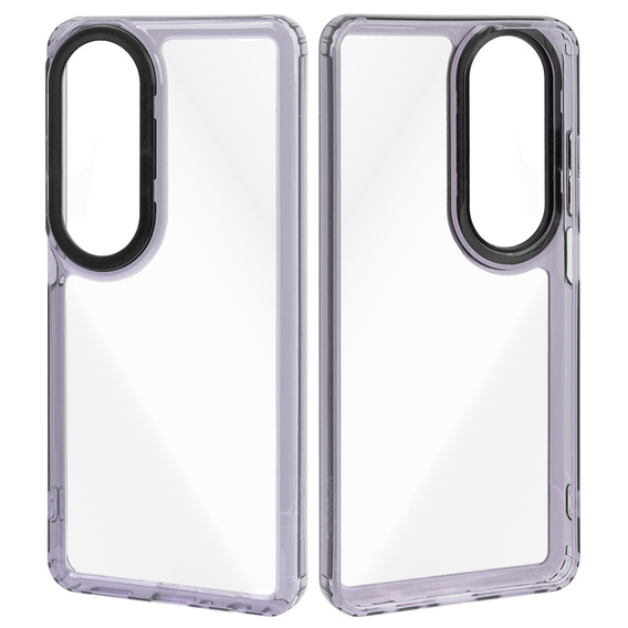 Telefontok a Oppo A60, Fusion Hybrid, átlátszó / lila