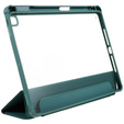 Tok iPad 10.2 2021 / 2020 / 2019, Smartcase Hybrid, tolltartó résszel, sötétzöld