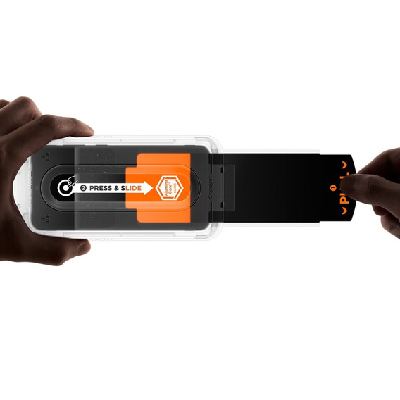 Spigen Glas.tR EZ Fit Pro HD 2 db-os edzett üveg Samsung Galaxy S25 FE készülékhez