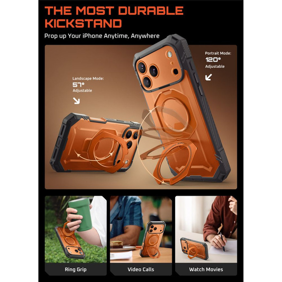 Supcase Unicorn Beetle Grip Pro Mag tok iPhone 17 Pro Max készülékhez