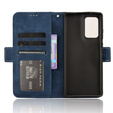 Pattintható tok a Motorola Edge 50 Fusion 5G, Card Slot, sötétkék