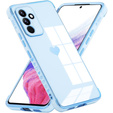 tok Samsung Galaxy A35 5G, Electro heart, kék + Full Glue Kerámiaüveg