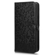 Flap tok ASUS ROG Phone 8 Pro, Wallet Rhombus, fekete
