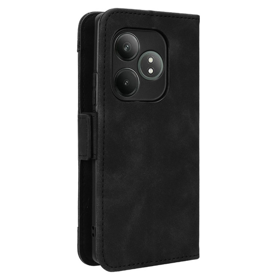 Pattintható tok a Realme GT 6 / 6T, Card Slot, fekete