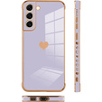 Telefontok a Samsung Galaxy S22, Electro heart, lila