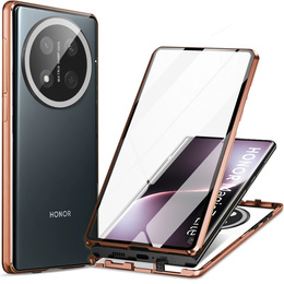 Tok Honor Magic 7 Lite, Magnetic Dual Glass, narancssárga