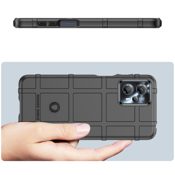 Telefontok a Motorola Moto G13 / G23, Rugged Shield, fekete