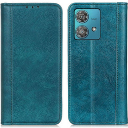 Telefontok a Motorola Moto G84 5G, Wallet Litchi Leather, zöld