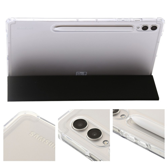 Tok Samsung Galaxy Tab S9 Ultra, Smartcase Hybrid, tolltartó résszel, fekete