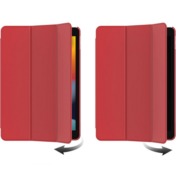 Tok iPad 7/8/9 10.2 2019/2020/2021, Smartcase, piros