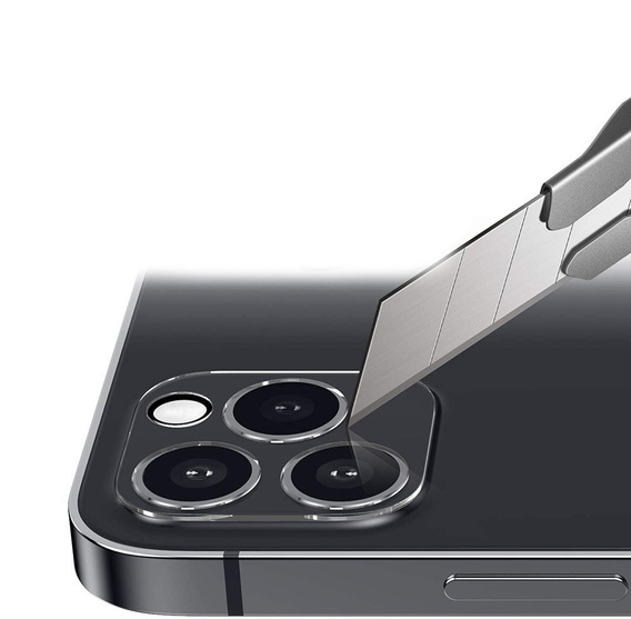 Edzett kameraüveg iPhone 12 Pro Max, átlátszó