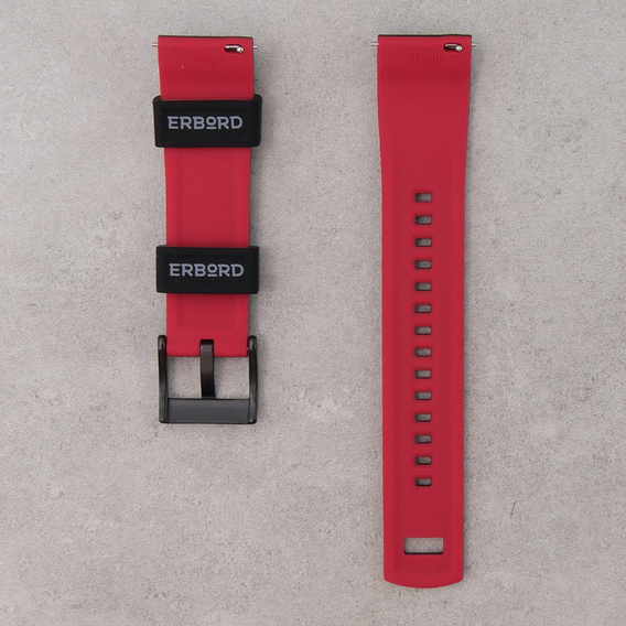 ERBORD univerzális 20 mm-es szilikon szíj