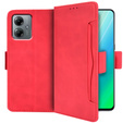 Pattintható tok a Motorola Moto G14, Card Slot, piros