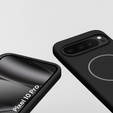 Szilikon tok a Google Pixel 10 / 10 Pro-hoz, MagSafe-hoz, fekete