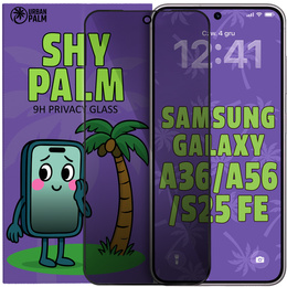 Shy Palm Privacy edzett üveg Samsung Galaxy A36/A56/S25 FE-hez