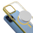Telefontok a iPhone 13, ERBORD Hybrid MagSafe Case, kék