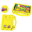 Gyermek tok iPad mini 7.9" 2019/2015/2014/2013/2012 (5/4/3/2/1 gen.), Cute Patterns, állvánnyal, sárga