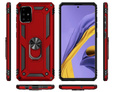 Páncélozott telefontok a Samsung Galaxy A51, Nox Case Ring, piros
