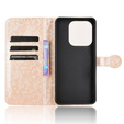 Flap tok Xiaomi Redmi Note 14 4G, Wallet Rhombus, rózsaszín