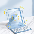 Tok + billentyűzet iPad 10.2 2021 / 2020 / 2019 7/8/9 gen, kék