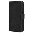 Pattintható tok a Samsung Galaxy M55 5G, Card Slot, fekete