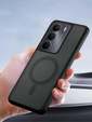 Tok Realme 14X / Realme C75-hoz, MagSafe, ERBORD Matt Case, fekete