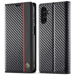 Pattintható tok a Samsung Galaxy A56, Carbon LC.IMEEKE, fekete