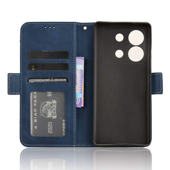 Pattintható tok a Infinix Zero 30 5G, Card Slot, sötétkék