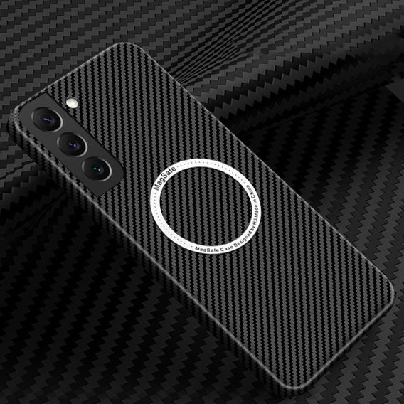 Telefontok a Samsung Galaxy S23 Plus, Magsafe Slim Carbon, fekete