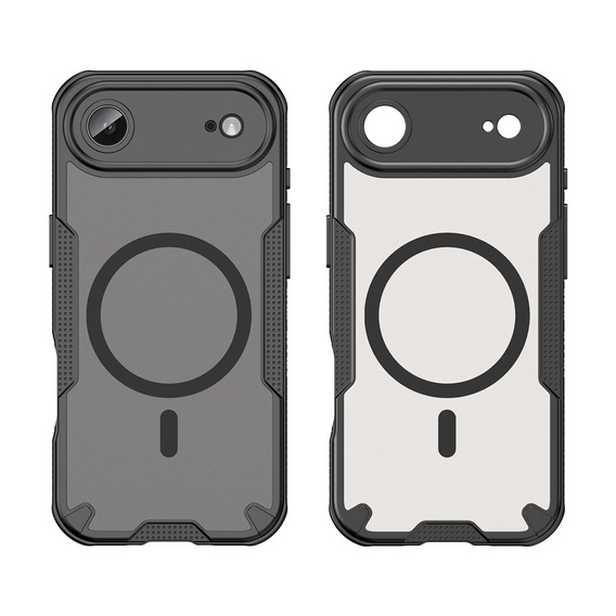 Páncélozott tok iPhone Air készülékhez, MagSafe-hoz, matt fekete