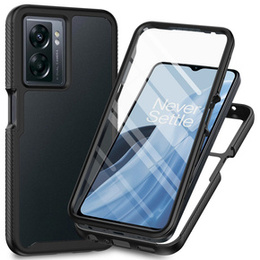 Tok Oppo A57s készülékhez, Shockproof, fóliával, fekete