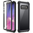 Telefontok a Samsung Galaxy S10 Plus, Dexnor Full Body Rugged, átlátszó / fekete